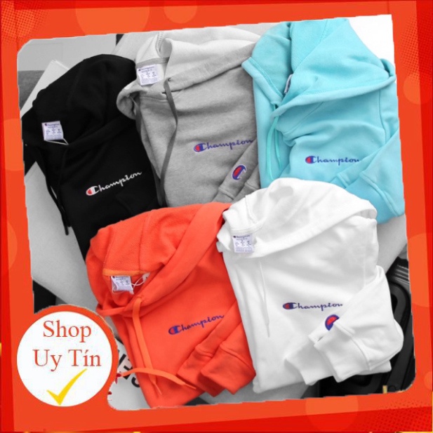 ÁO HODDIE CHAMPION VẢI DƯ VNXN FULL TEM TAG
