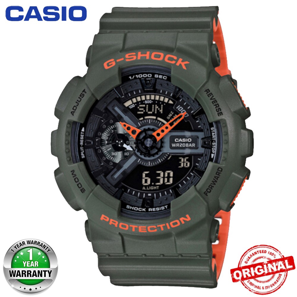 VUFs  loveHot sale augoriginal GA G-Shock ga110 wrist watch men digital sports watches green2022