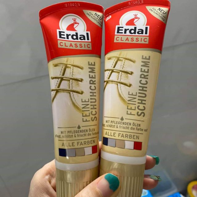 Xi đánh không màu làm sáng, mới đồ da Erdal Classic