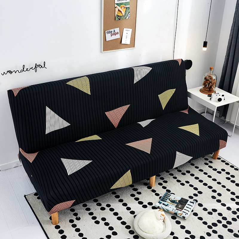 Vỏ Bọc Ghế Sofa Không Tay Vịn Thoáng Khí Có Thể Gấp Gọn Không Tay