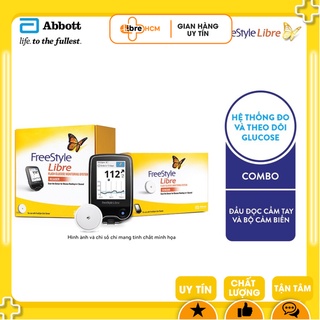 Combo Đầu đọc cầm tay và Bộ cảm biến đo đường huyết liên tục FreeStyle Libre chính hãng Abbott