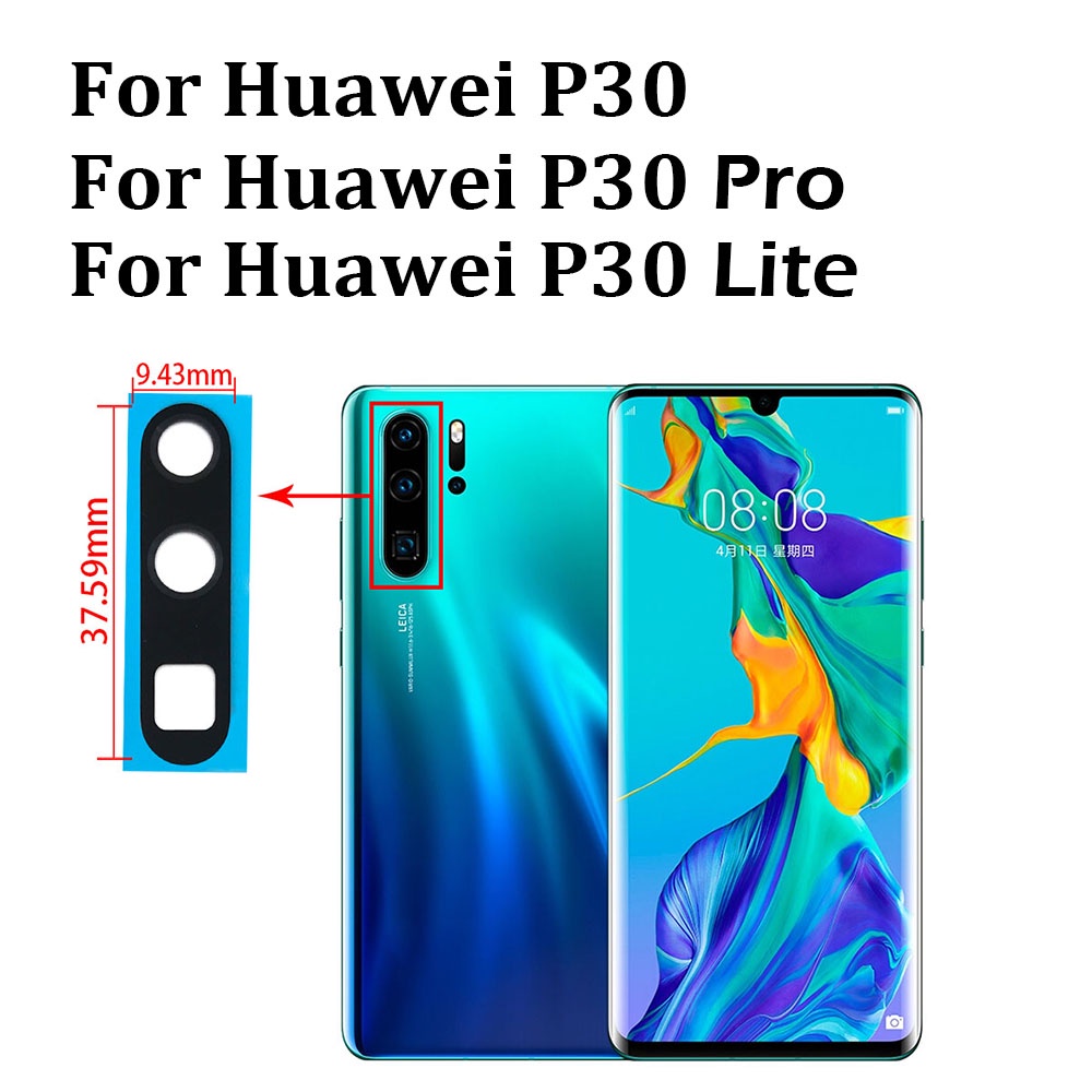 Ốp Điện Thoại Kính Cường Lực Mới Có Keo Dán Thay Thế Cho Huawei P40 Lite 5G P40 Lite E P40 P30 Lite P20 Pro