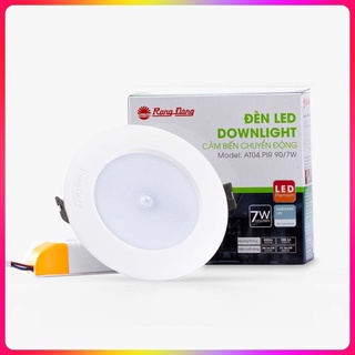 Đèn led âm trần cảm biến, đèn led âm trần downlight tiết kiệm điện model: at04.pir 110/9w