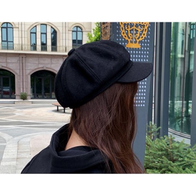 Mũ Nồi Beret ❤️FREESHIP❤️ Giảm 10k Khi Nhập [ MULU10K0 ] Mũ Nồi Dạ Cao Cấp Hàng Loại 1 Có Cạp Viền Đẹp