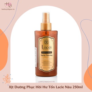 Xịt dưỡng tóc phục hồi Lacie nâu