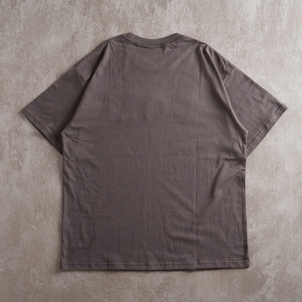 Áo Thun Tay Lỡ Gori Tee | Season 5 | Màu Xám Họa Tiết Nổi Chất Liệu Cao Cấp