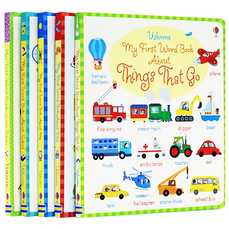 [Tiếng Anh cho bé] Series My First Word Book tập làm quen với các từ tiếng Anh theo chủ đề của Usborne