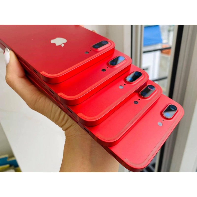 [Mã ELMS5 giảm 7% đơn 300K] (Mẫu mới) Vỏ sườn thay thế dành cho iPhone 7Plus xanh và đỏ