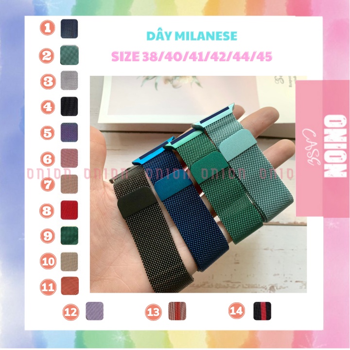 Dây đồng hồ APW thép không gỉ dành cho Series 7/6/5/4/3/2/1 đủ kích cỡ 38/40/41/42/44/45MM