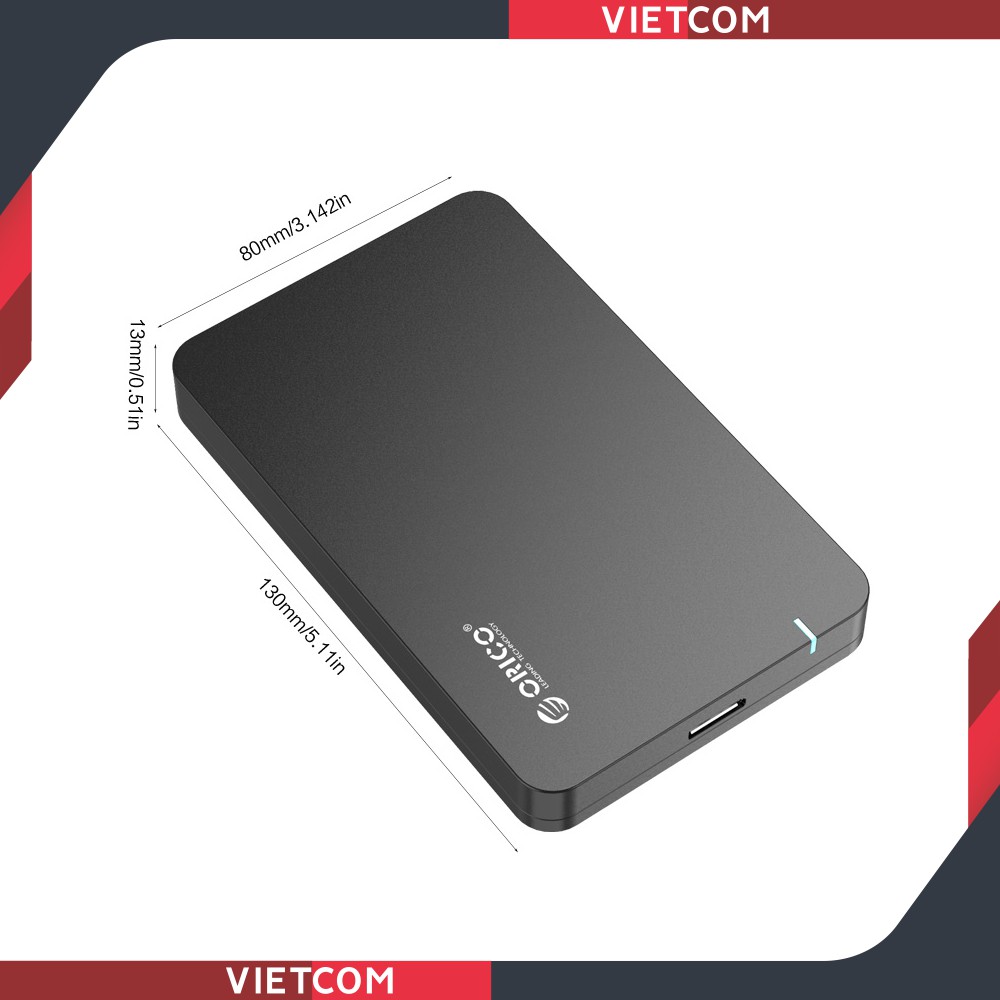 [Mã ELHAMSO giảm 10% đơn 100K] Box ổ cứng Orico 2569S3 2.5 Inch USB 3.0 - Tặng đệm chống sốc | BigBuy360 - bigbuy360.vn