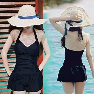 Đồ bơi liền mảnh kiểu yếm, bikini bigsize nữ, áo tắm dáng váy size lớn cho người béo, tặng mẹ trung niên SAVVY swimsuit