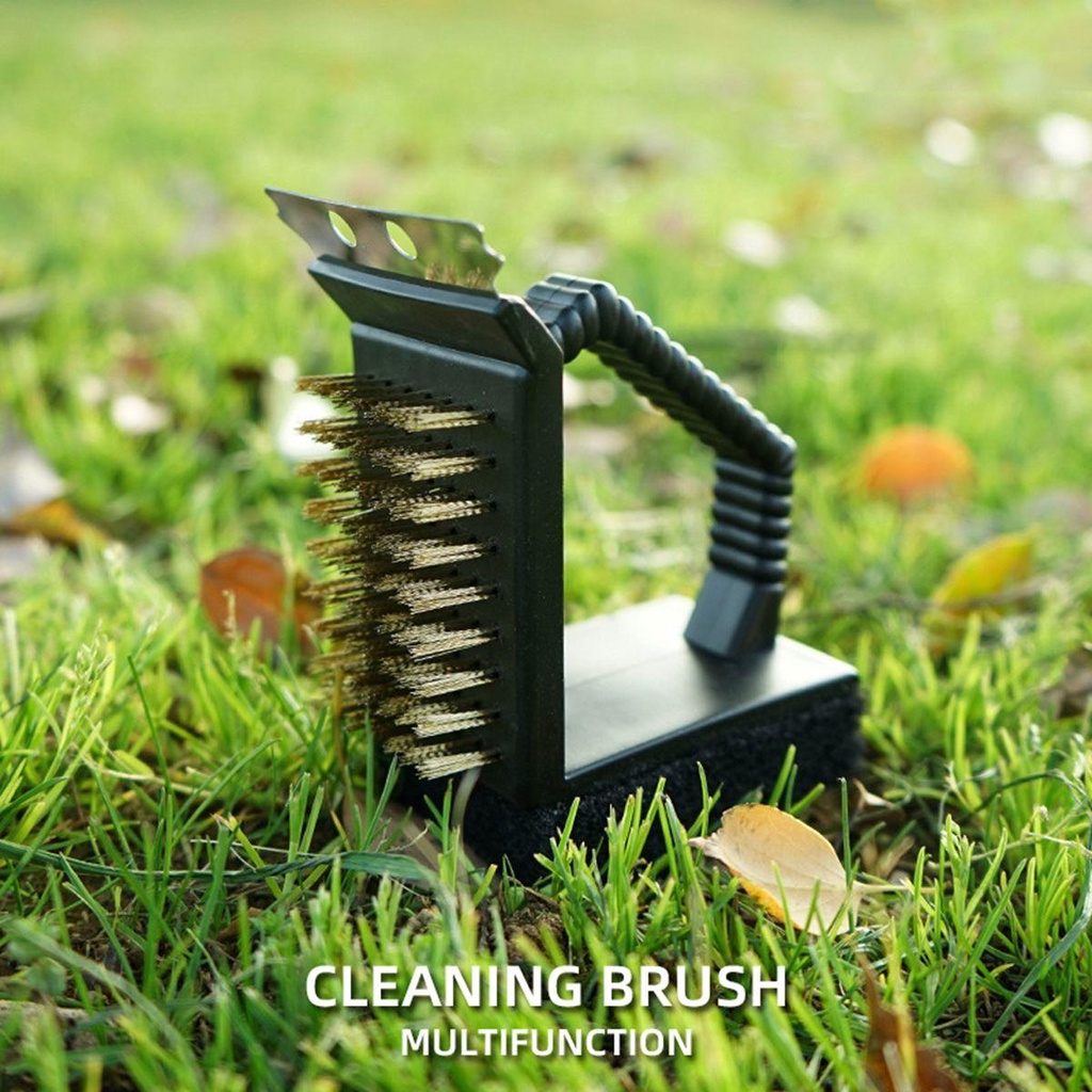 Dụng Cụ Vệ Sinh Vỉ Nướng Hình Tam Giác Đa Năng Bằng Thép Không Gỉ