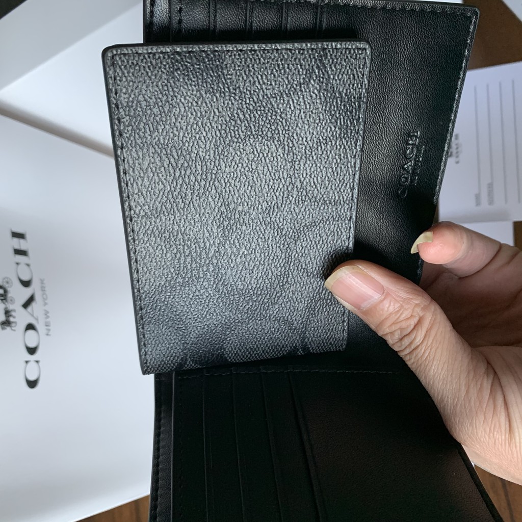 COACH Ví cầm tay đựng thẻ dành cho nam F26072/Ví nam /ví da nam