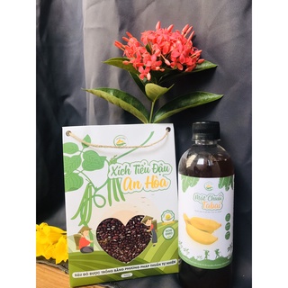 Combo Mật Chuối Tabai 500ml và Xích tiểu đậu 500gr An Hòa Farm đặc sản Khánh Hòa