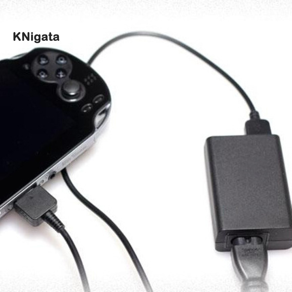 {KNK} 1.1m/3.6ft 2 in 1 USB Charge Data Transfer Sync Cable Cord for PS Vita PSV