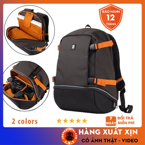 Balo máy ảnh chống nước [ SIÊU XỊN ]  Balo máy ảnh Crumpler Proper Roady Half Photo - Vải 1000D CHỐNG NƯỚC CHỐNG SỐC TỐT