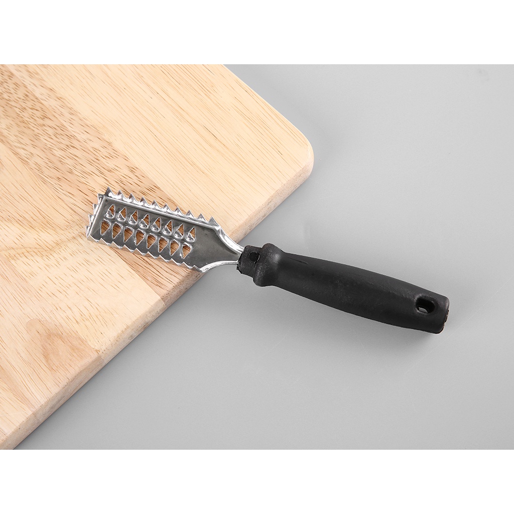 Dụng Cụ Đánh Vảy Cá Bằng inox Không Gỉ cán nhựa