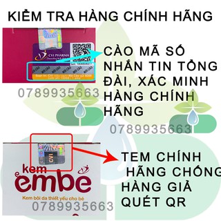 Kem Em Bé - Làm dịu vết mẩn ngứa, rôm sẩy, côn trùng đốt. Ngăn ngừa thâm sẹo. An toàn cho trẻ sơ sinh (Tub 20g)