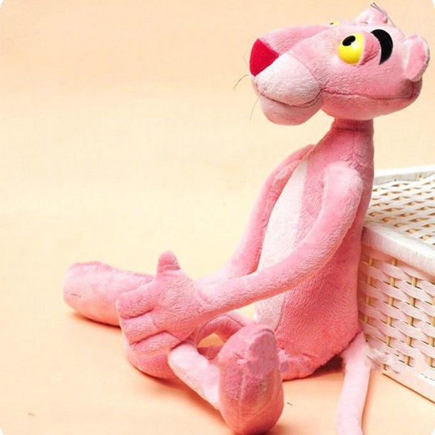 W✧✧16" 40CM Fashion Gift Pink Panther For Kids Cartoon Animal Tool Hot Cute & Soft Plush Doll Toy Stuffed  Naughty