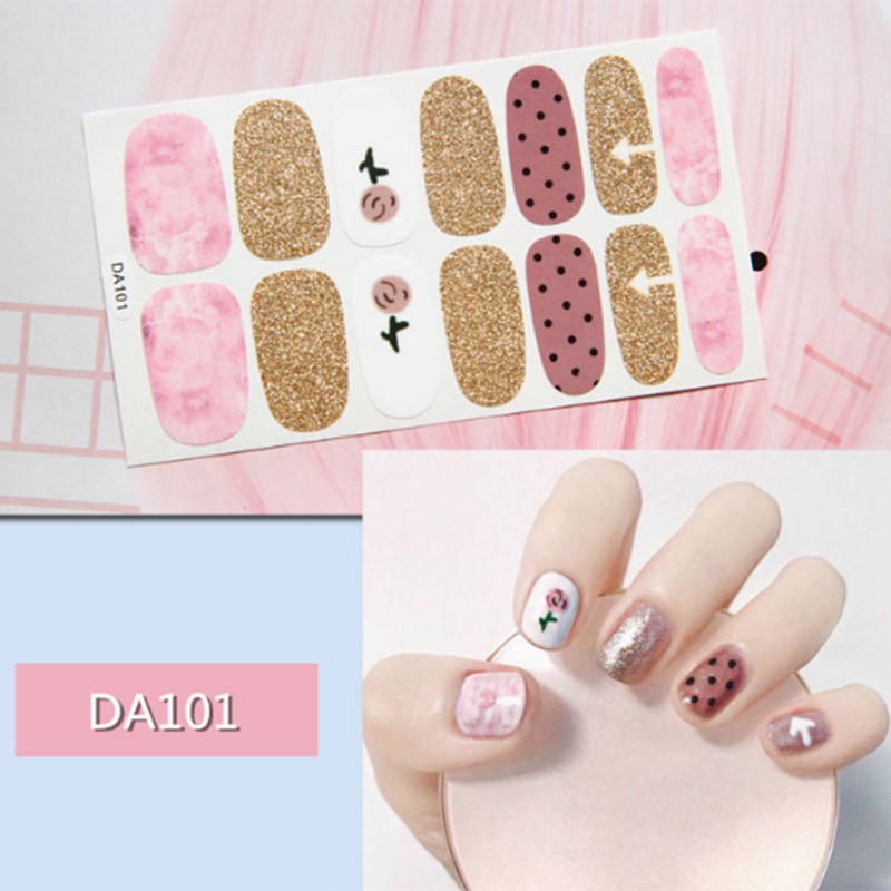 Miếng dán móng tay không thấm nước xinh xắn tiện lợi