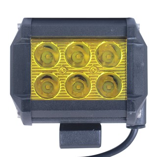 Đèn Fa Led trợ sáng C6 18w Màu Vàng phá sương