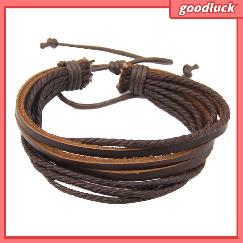 Vòng tay giả da nhiều lớp xinh xắn cho nữ