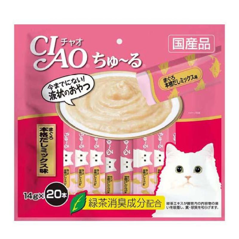 Bánh thưởng dạng kem CiAo cho mèo gói 4 thanh