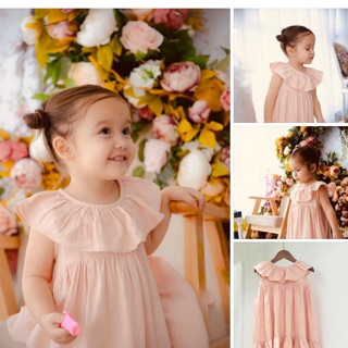 Váy vintage xuất hàn mine bé gái