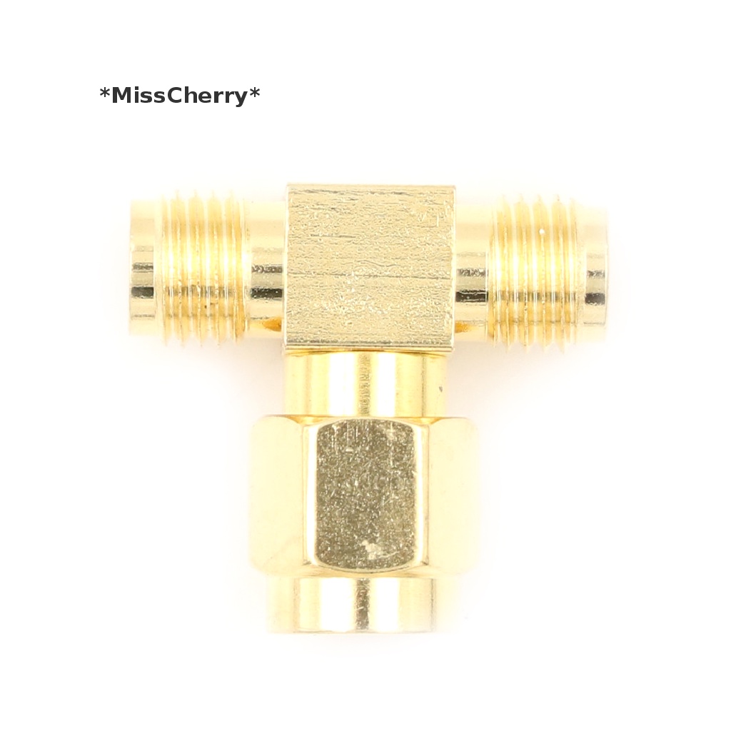 Đầu Nối SMA Male Sang 2 Dual SMA Female T Type RF Coaxial 3 Chiều [Hot]