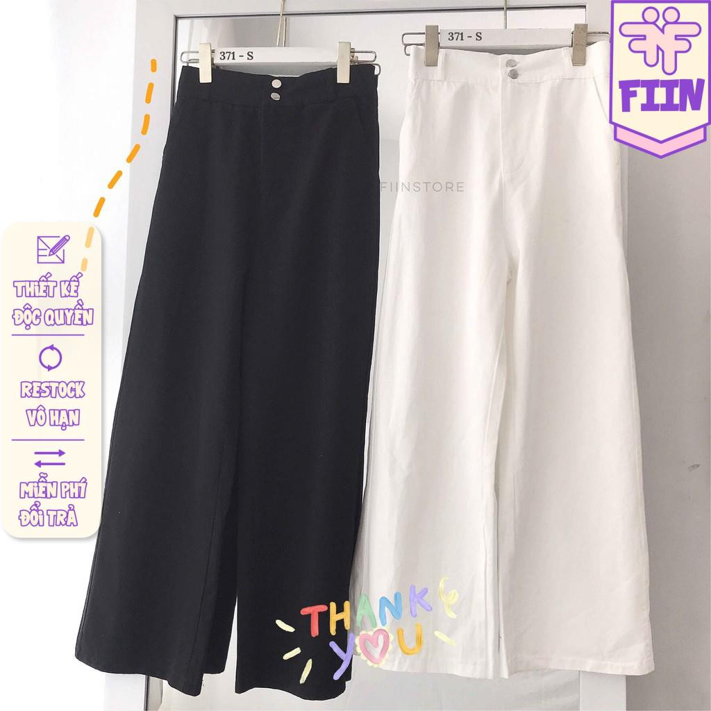 [Mã FAXANH55 giảm 10K đơn 50K] [😘SẢN PHẨM MỚI😘] Quần suông kaki 371 nhiều màu - made in FIIN