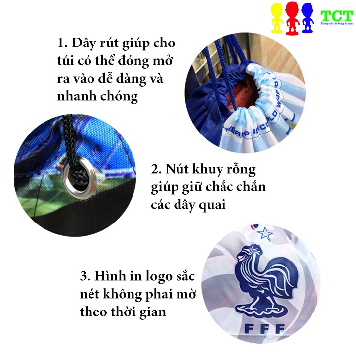 Túi rút balo đội tuyển quốc gia Euro Worldcup