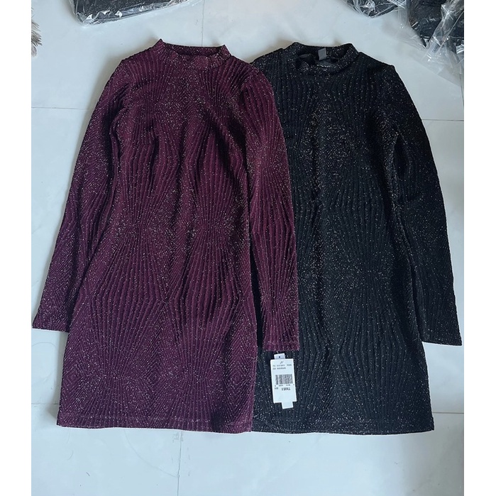 Đầm body ánh nhũ xuất dư xịn