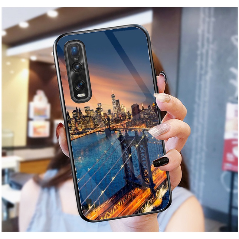 Ốp Lưng OPPO FIND X2, X2 PRO Ốp kính bóng cao cấp mới nhất