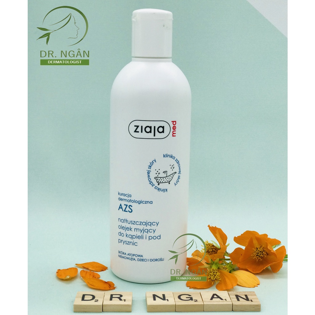 [Xáchtay-Balan] DẦU TẮM DỊU NHẸ ZIAJA MED ATOPIC 270ml - Làm sạch da dịu nhẹ, chăm sóc da khô, chàm, kích ứng. | BigBuy360 - bigbuy360.vn