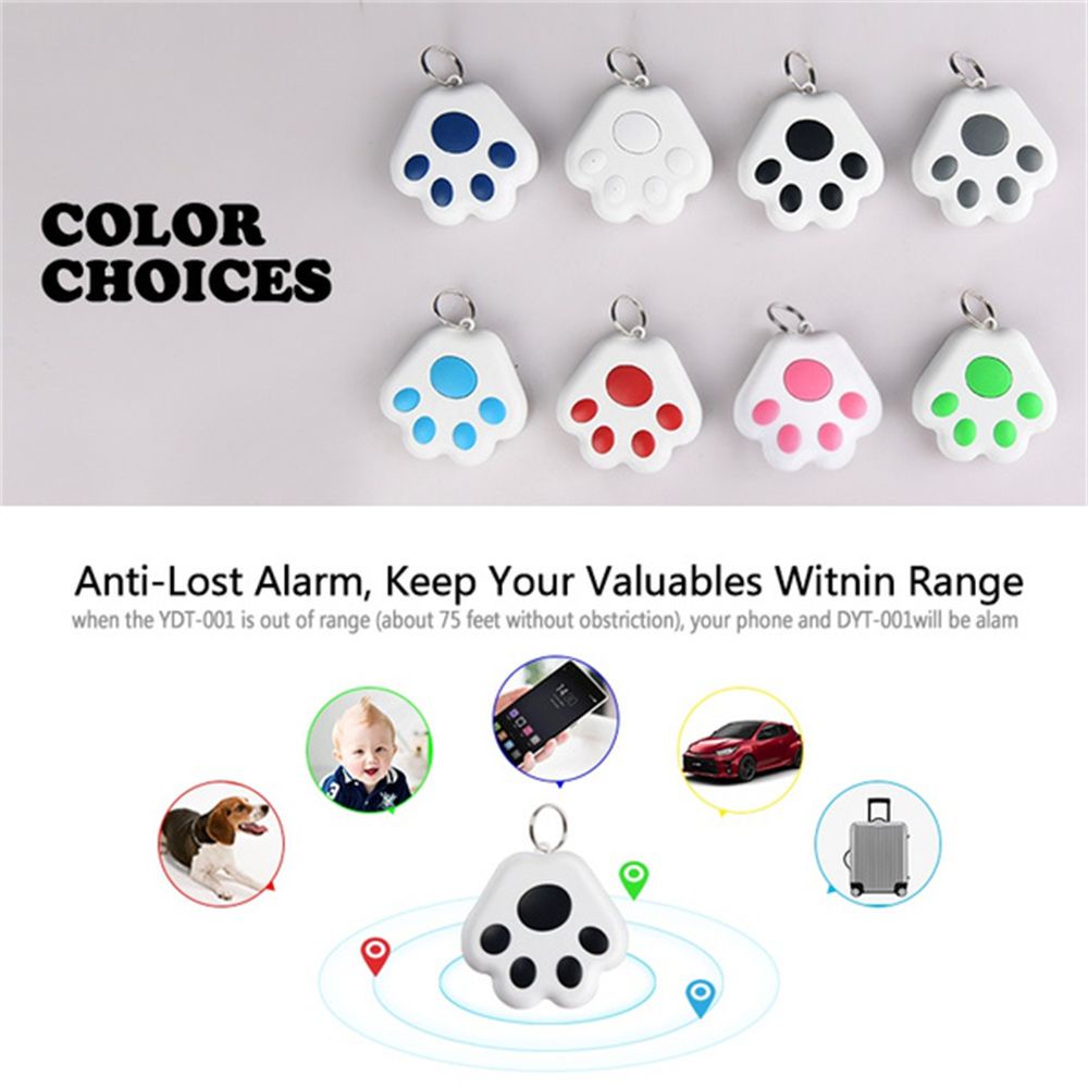 DARNELL Mini Activity Trackers Anti-lost Locator Device GPS Tracker Bluetooth For Pet Dog Cat Kids Waterproof Wallet Keys Practical Finder Vehicle/Multicolor