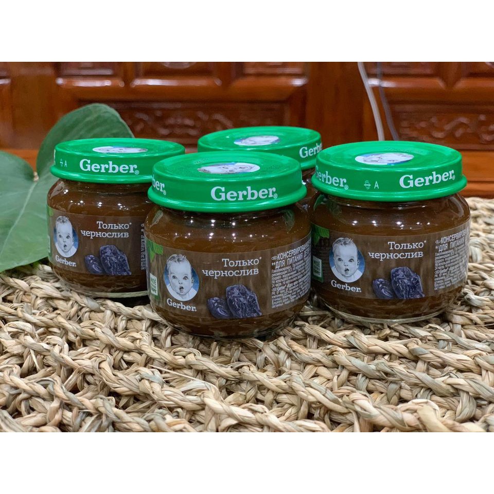 🍒 🍒MẬN ĐEN NGHIỀN GERBER - GIẢI PHÁP HIỆU QUẢ CHO BÉ BỊ TÁO BÓN🍒🍒