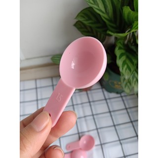 [Combo 10 cái] Muỗng thìa lấy bột đắp mặt nạ màu hồng Organte