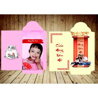 in hình lên bao lì xì theo yêu cầu