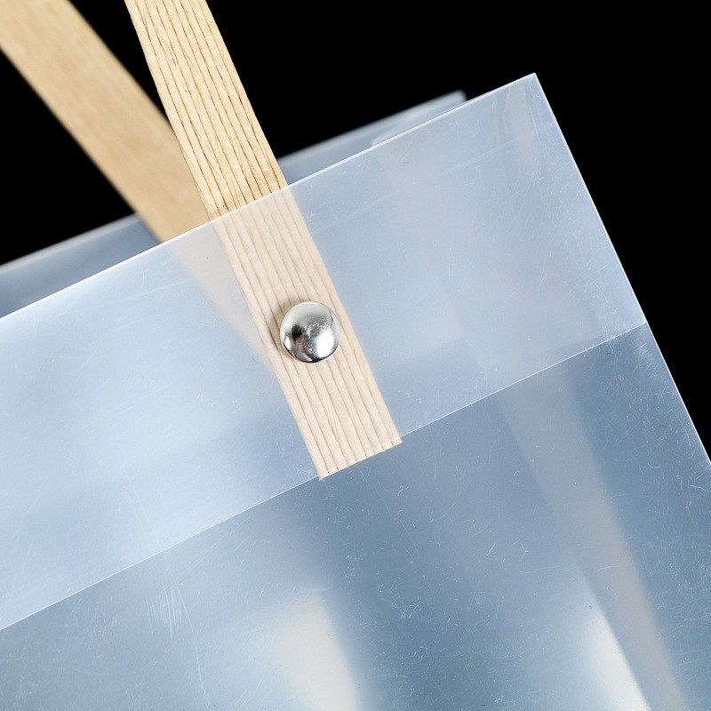 Túi đựng quà trong suốt mờ quai nhựa, túi quà sinh nhật, đựng đồ độc đáo | BigBuy360 - bigbuy360.vn