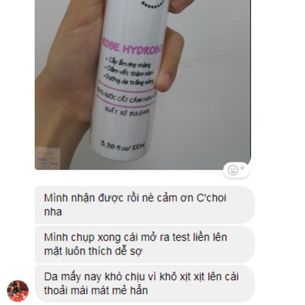 Nước Hoa Hồng Organic – Rose Hydrosol