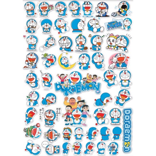 Sticker Doremon Doraemon Đô rê mon Shopee Việt Nam