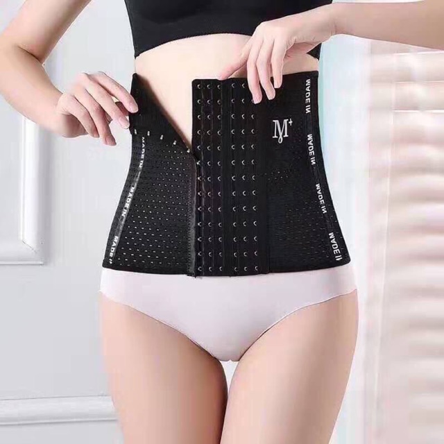 Gen nịt bụng 6 móc cài cao cấp - Đai siết eo kara nhật bản