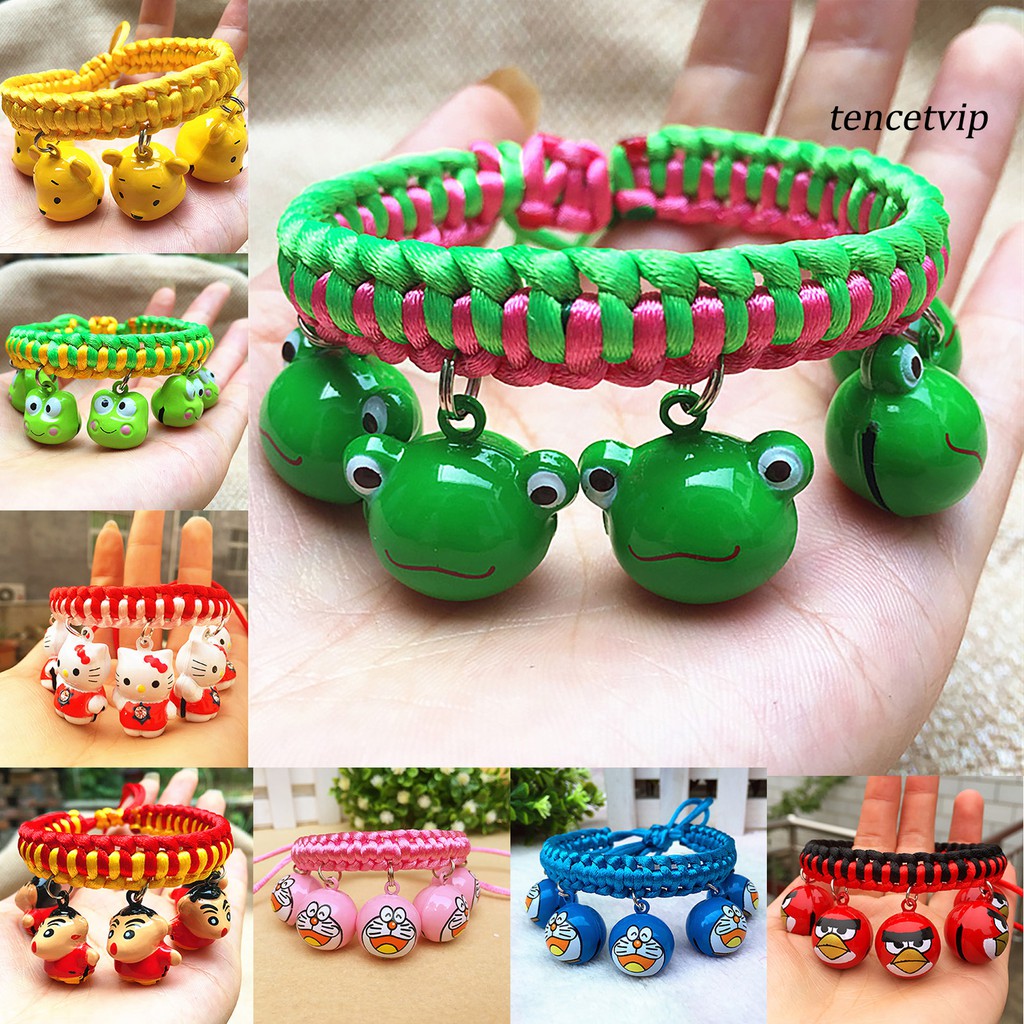 Vòng cổ có chuông họa tiết hoạt hình dành cho thú cưng