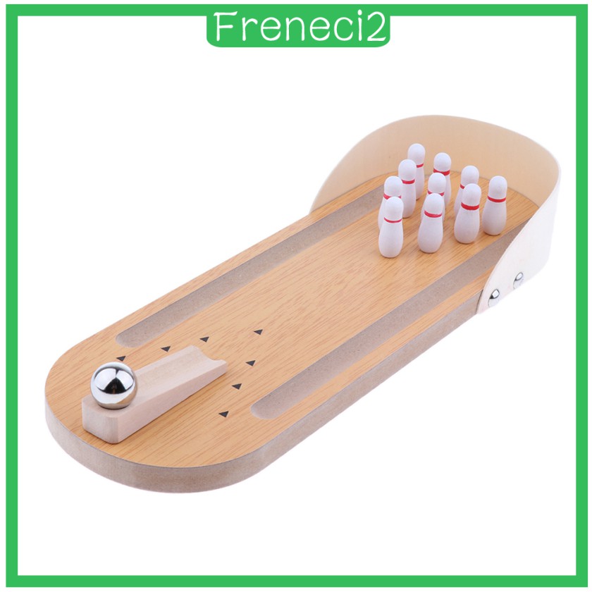 Bộ Đồ Chơi Bowling Mini Bằng Gỗ Freneci2 Dành Cho Trẻ Em