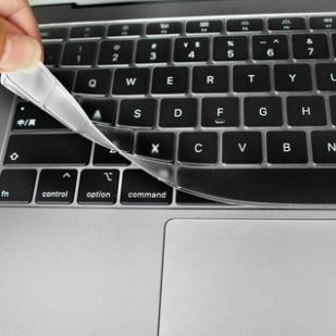 Miếng Lót Phủ Bàn Phím Màu Trong Suốt Silicon Cho Macbook Air 13.3"(2018-19) (US)