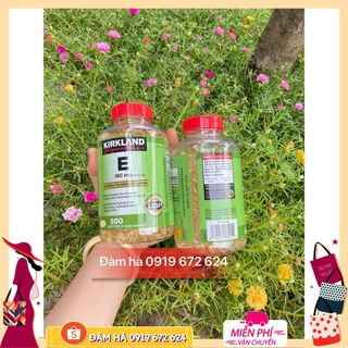 Vitamin E Mỹ 500v Kirkland 400ui hỗ trợ đẹp da chuẩn