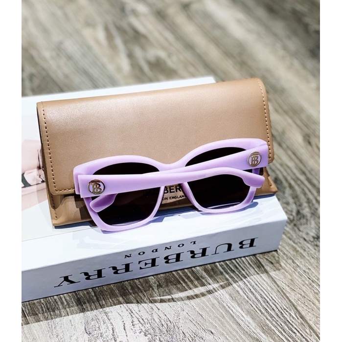 Mắt kính nữ  BURBERRY Hồng tím nhẹ, form xinh dễ đeo 🥰