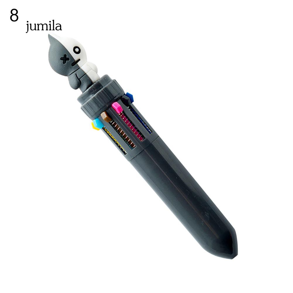 Bút bi 10 ngòi có chi tiết quả bóng dễ thương