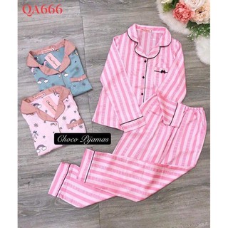 Sale. Bộ lụa pijama lụa tay dài quần dài
