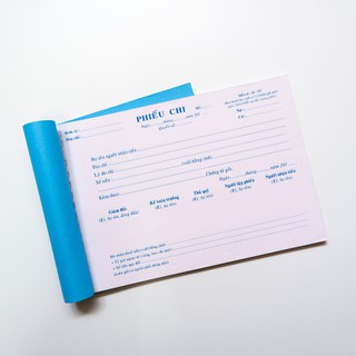 Phiếu thu/chi 2 liên 28 bộ